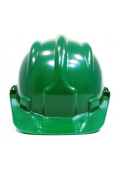 Capacete c/aba frontal c/carneira s/jugular classe B - Verde - Plastcor